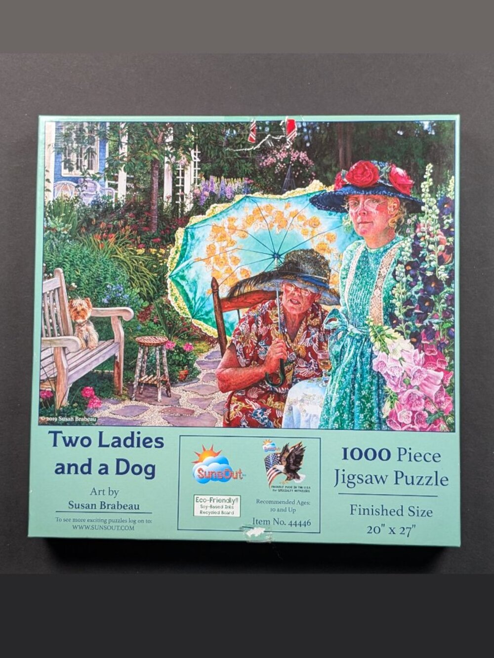 SunsOut Two Ladies and a Dog 1000 Piece Jigsaw Puzzle
